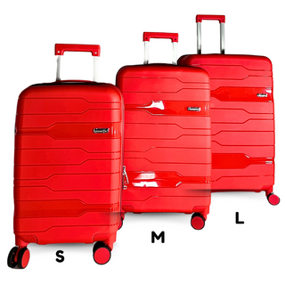 Carbon 3 Piece Luggage Trolley Sets