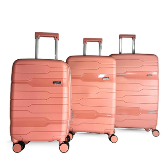 Carbon 3 Piece Luggage Trolley Sets